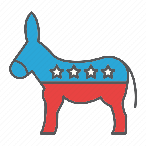 Vote, donkey, election, democratic, animal, democrat icon - Download on Iconfinder