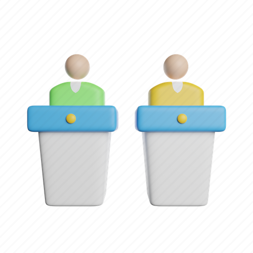 Debate, front, communication, talk, discussion icon - Download on Iconfinder