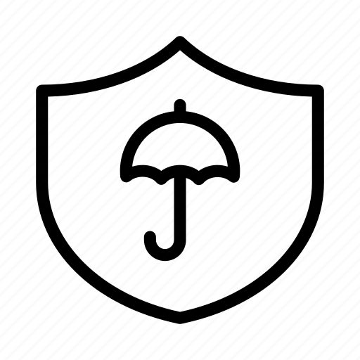 Umbrella, shield, vpn, security, protection icon - Download on Iconfinder