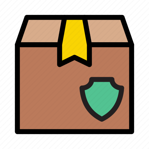Protection, box, parcel, security, shield icon - Download on Iconfinder