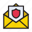 vpn, shield, email, security, message 