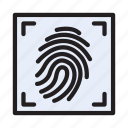 scan, biometric, identity, fingerprint, security