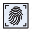scan, biometric, identity, fingerprint, security 