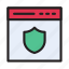 protection, webpage, shield, security, vpn 