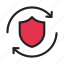 protection, shield, refresh, security, vpn 