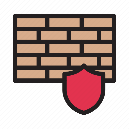 Protection, wall, shield, security, vpn icon - Download on Iconfinder