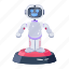 holographic robot, robot hologram, vr robot, virtual robot, robot 