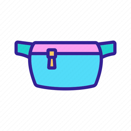 Accessory, bag, belt, purse, safety, traveler, waist icon - Download on Iconfinder