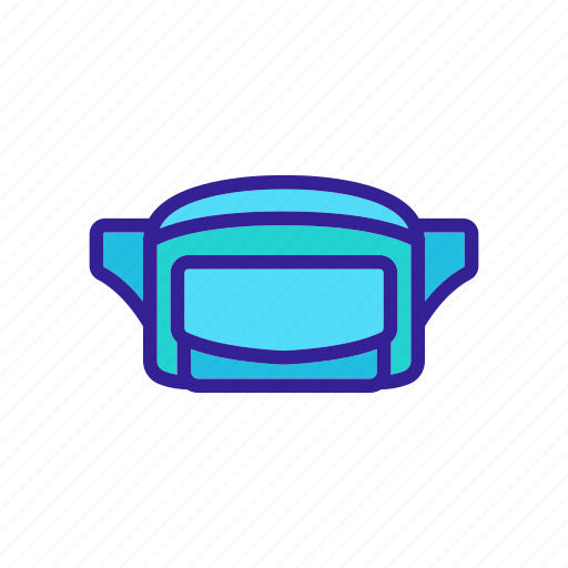 Bag, carry, cash, safe, safety, traveler, waist icon - Download on Iconfinder