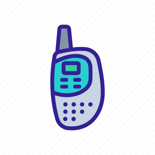 Communication, device, different, professional, talkie, walkie, wireless icon - Download on Iconfinder