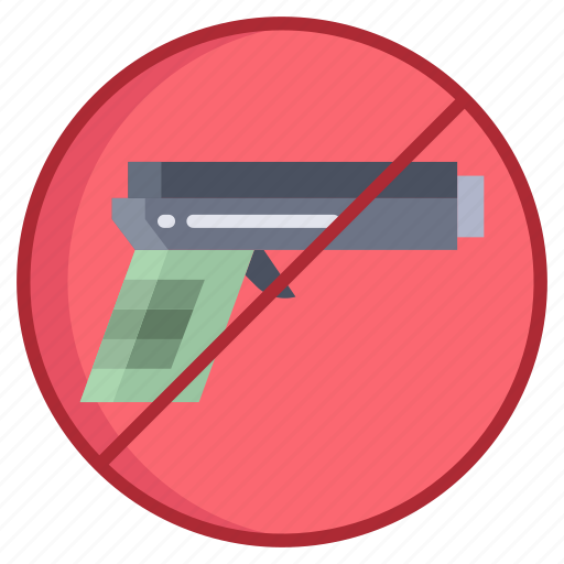 Ban, gun icon - Download on Iconfinder on Iconfinder