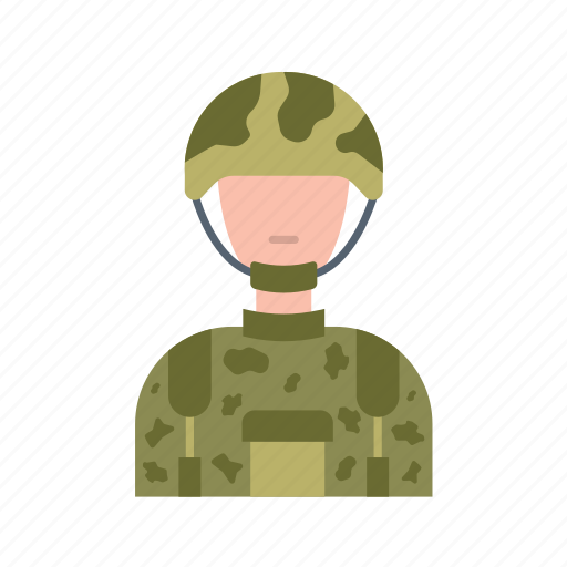 Soldier, defense, military, shield, gun, protection, security icon - Download on Iconfinder