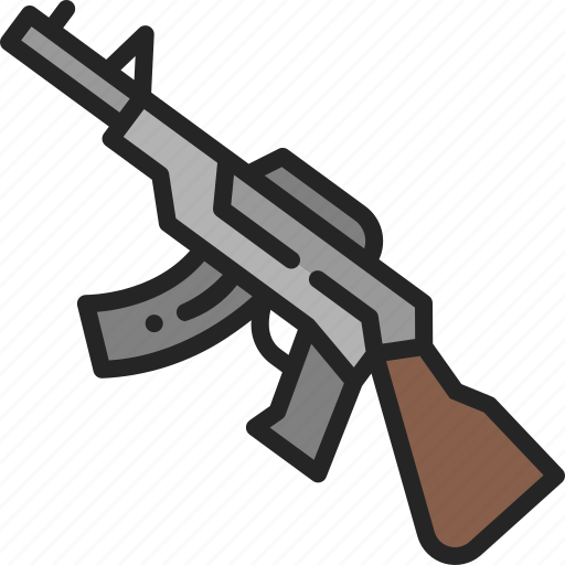 Assault, rifle, gun, weapon, firearm, armament, war icon - Download on Iconfinder