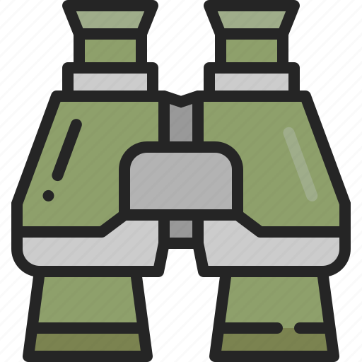 Binoculars, military, vision, spy, zoom, view, army icon - Download on Iconfinder