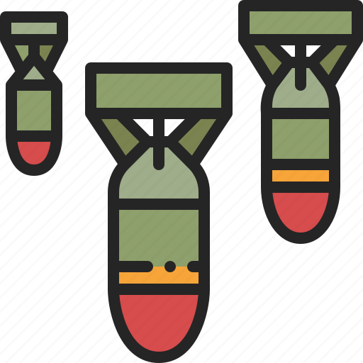 Bomb, bomber, weapon, war, explosion, military, air icon - Download on Iconfinder