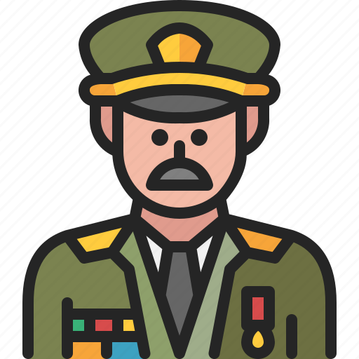 Commander, soldier, avatar, general, veteran, military, uniform icon - Download on Iconfinder