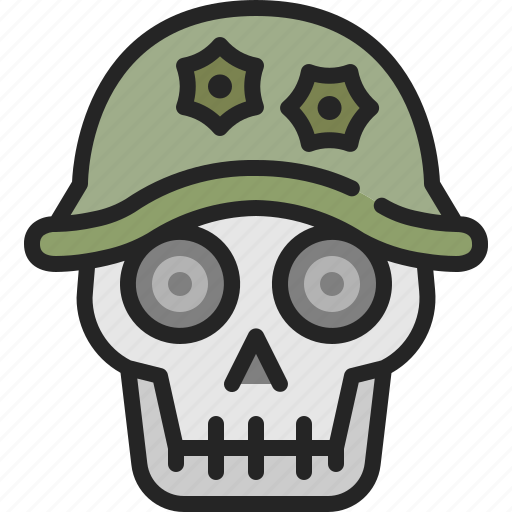 Death, soldier, skull, army, war, dead, loss icon - Download on Iconfinder
