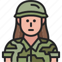 female, soldier, women, army, avatar, military, uniform, user