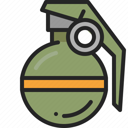 Grenade, bomb, explosive, weapon, military, armament, war icon - Download on Iconfinder