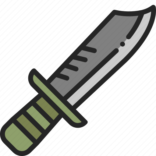 Knife, army, weapon, soldier, blade, military, tool icon - Download on Iconfinder