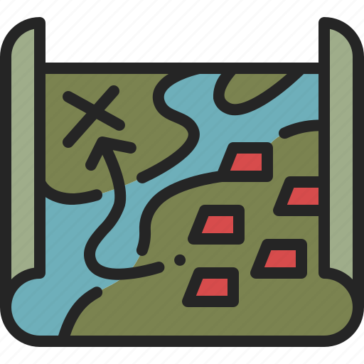 Map, military, strategy, target, location, army, war icon - Download on Iconfinder