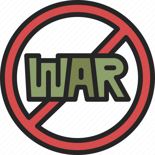 No, war, stop, protest, peace, pacifism, prohibition icon - Download on Iconfinder