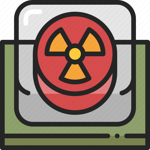 Nuclear, button, press, power, war, weapon, military icon - Download on Iconfinder
