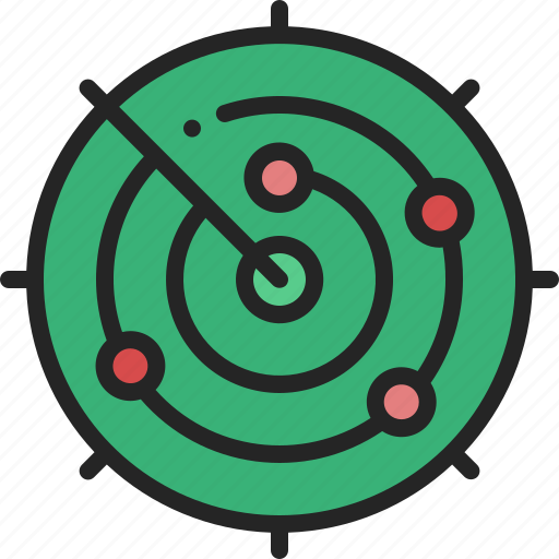 Radar, scan, military, search, technology, system, target icon - Download on Iconfinder