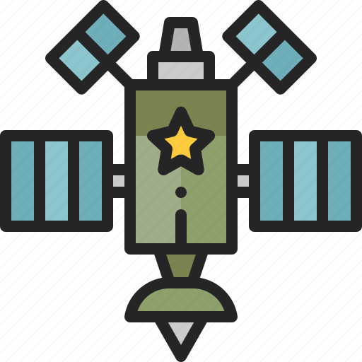 Satellite, military, communication, army, connection, technology, orbit icon - Download on Iconfinder