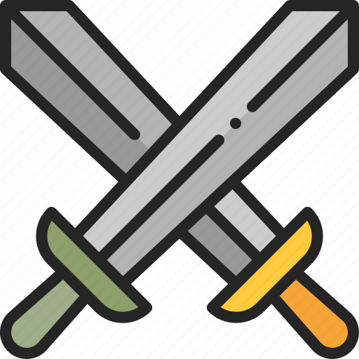 Sword, weapon, war, attack, battle, conflict, antique icon - Download on Iconfinder