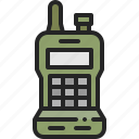 walkie, talkie, communication, radio, portable, transceiver, device, military