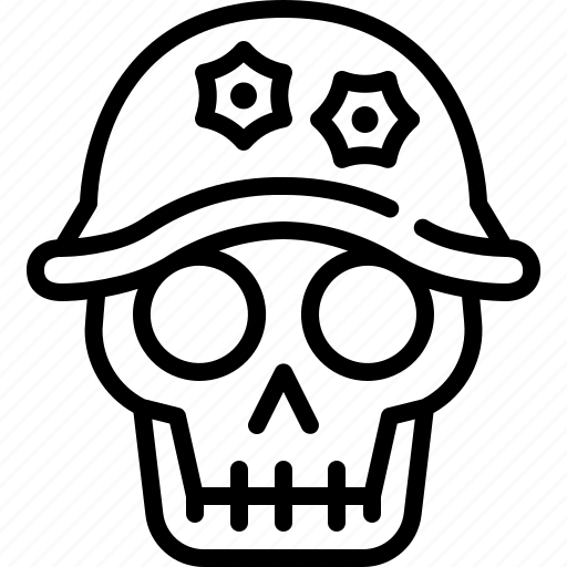 Death, soldier, skull, army, war, dead, loss icon - Download on Iconfinder