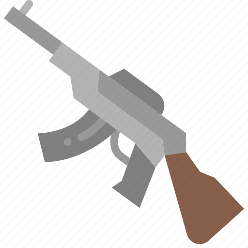 Assault, rifle, gun, weapon, firearm, armament, war icon - Download on Iconfinder