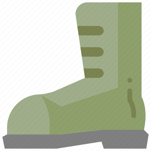 Combat, soldier, boot, military, army, footwear, shoe icon - Download on Iconfinder