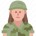 female, soldier, women, army, avatar, military, uniform, user