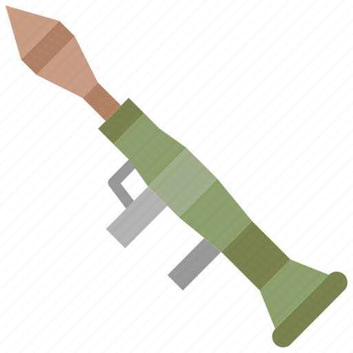 Rocket, launcher, grenade, weapon, bazooka, military, armament icon - Download on Iconfinder