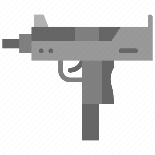 Submachine, gun, weapon, military, shoot, war, automatic icon - Download on Iconfinder
