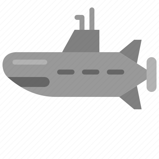 Submarine, military, navy, marine, transportation, underwater, army icon - Download on Iconfinder