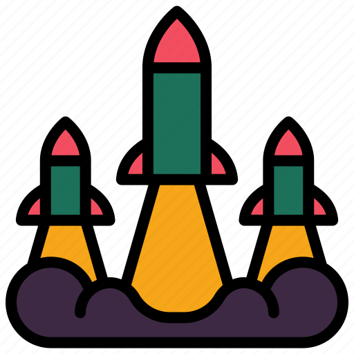Missile, nuke, nuclear, bomb, war, launch, military icon - Download on Iconfinder