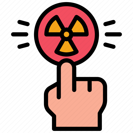 Nuke, nuclear, bomb, button, war, launch, military icon - Download on Iconfinder