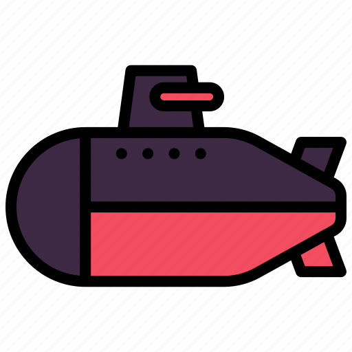 Submarine, war, military, navy, marine, battle, army icon - Download on Iconfinder