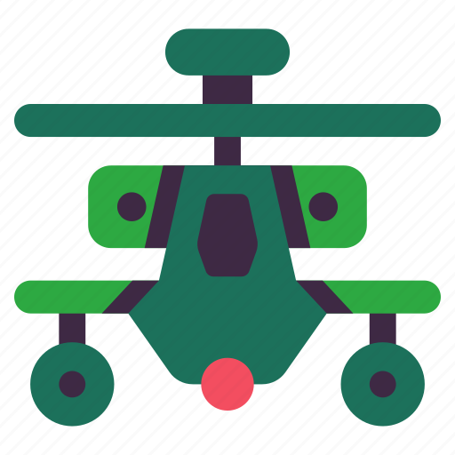 Helicopter, chopper, attack, aircraft, war, military, battle icon - Download on Iconfinder