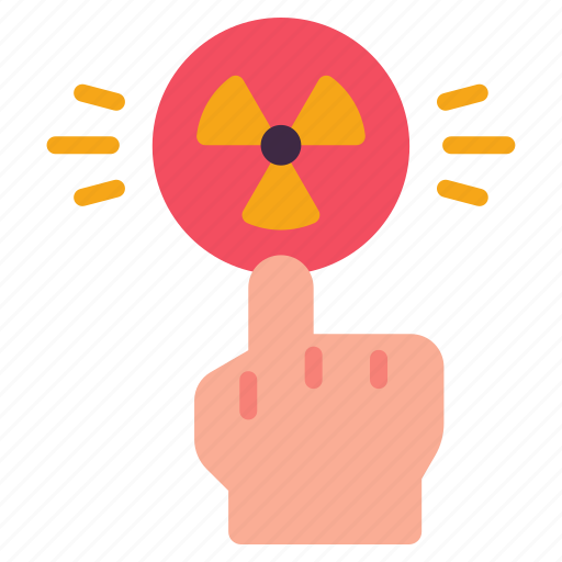 Nuke, nuclear, bomb, button, war, launch, military icon - Download on Iconfinder
