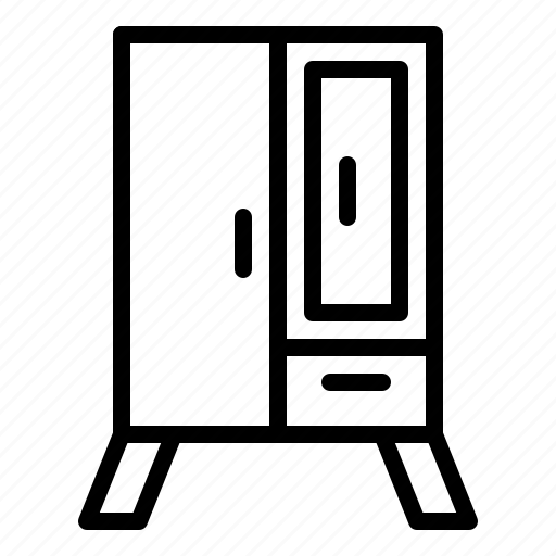 Wardrobe, cabinet, clothes, home, interior, aplliance, furniture icon - Download on Iconfinder