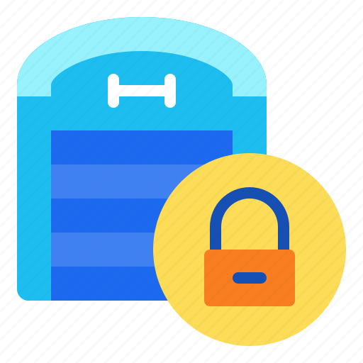 Lock, warehouse, secure, security icon - Download on Iconfinder