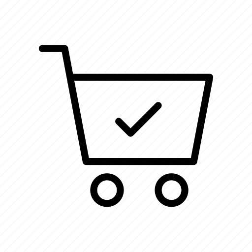 Basket, cart, done, shopping, trolley icon - Download on Iconfinder