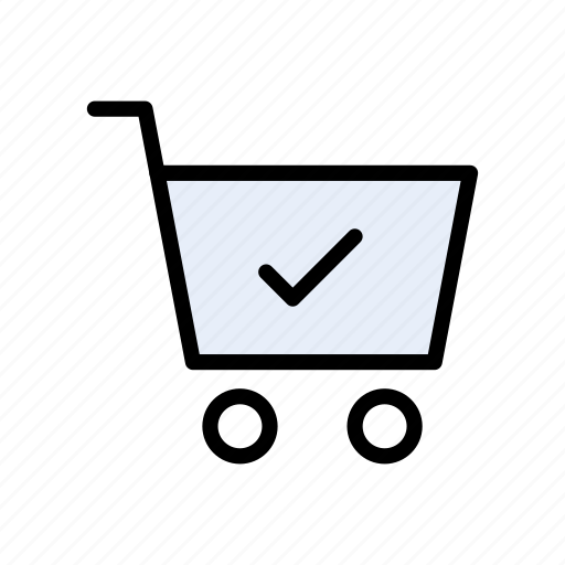 Basket, cart, done, shopping, trolley icon - Download on Iconfinder