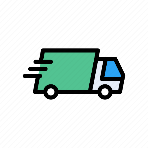 Delivery, fast, lorry, shipping, vehicle icon - Download on Iconfinder