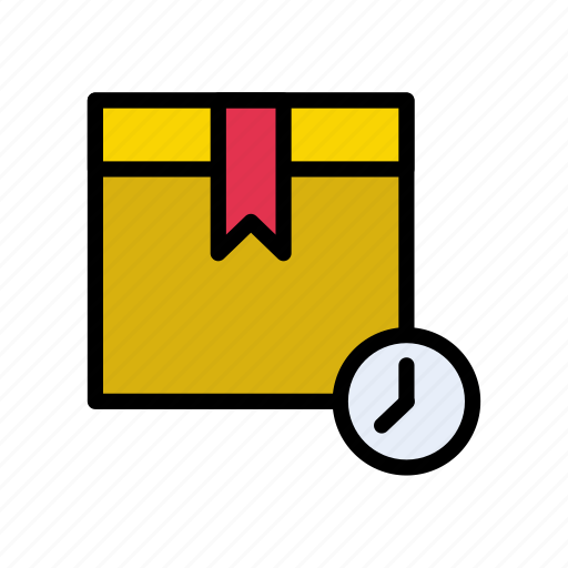 Box, delivery, fast, parcel, time icon - Download on Iconfinder