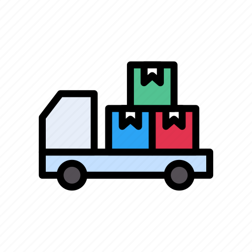 Cargo, delivery, lorry, shipping, vehicle icon - Download on Iconfinder